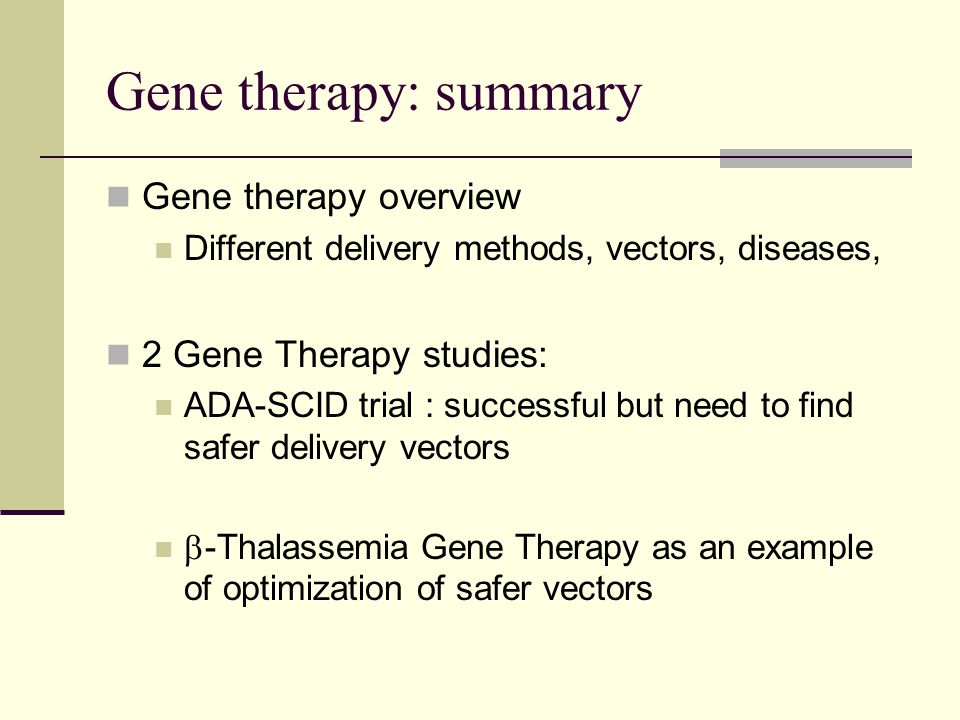 Is Gene Therapy Dangerous?